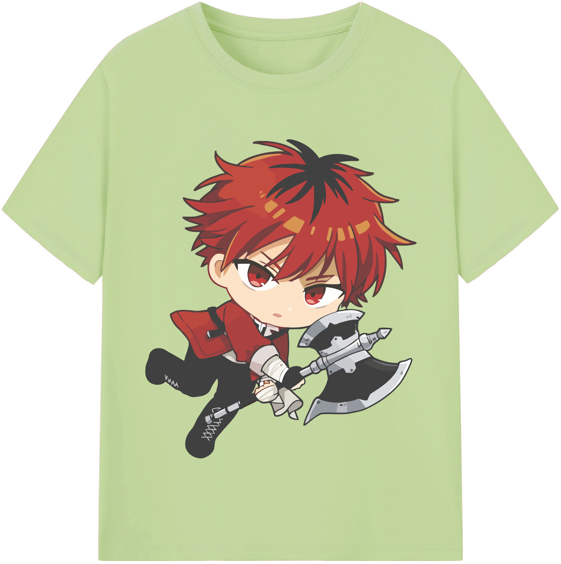 （画像用） 葬送のフリーレン Frieren 綿100％半袖Tシャツ（フロントプリント）